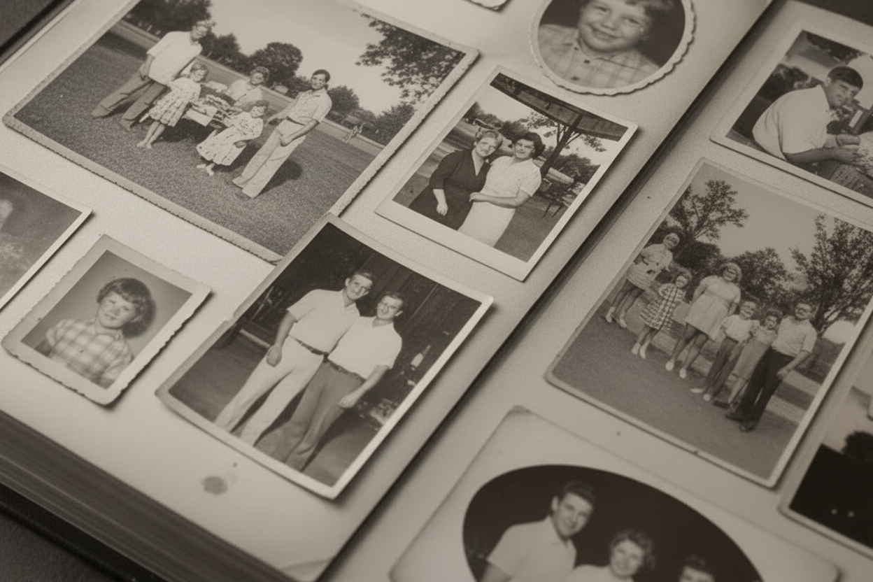 please remove the bit that says family memories 1960s-1970s